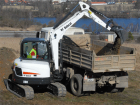 Вид 0: Bobcat Е60 мини экскаватор