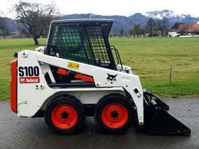 Вид 0: Bobcat S100 фронтальный погрузчик