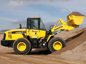 Вид 0: Komatsu WA200-5 фронтальный погрузчик